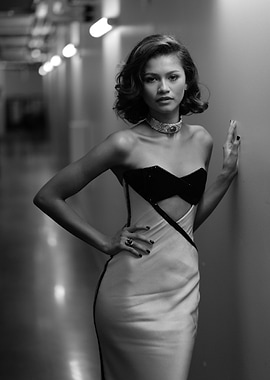 Zendaya in Black and White