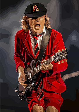 Angus Young Guitarist