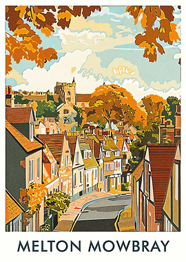Melton Mowbray Town Illustration