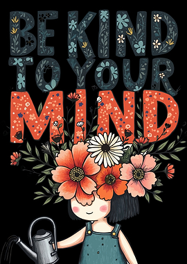 Be Kind to Your Mind - Bloom with Positivity