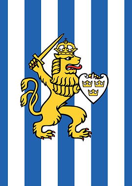 Lion Crest with Crowns