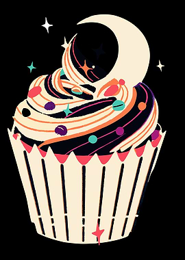 Cosmic Cupcake - Celestial Cupcake - Space/food lovers