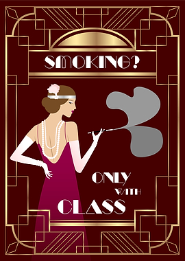 Art Deco Classy Smoking