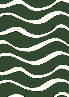 Abstract green Wave Pattern