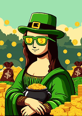 Mona Lisa St. Patrick's Day