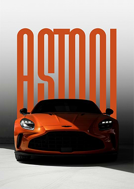 Aston Martin Car Poster