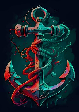 Anchor with Rope