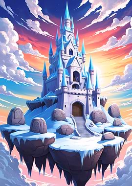 Floating Ice Castle of the North