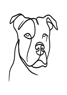 Dog Line Art