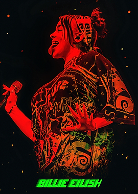Billie Eilish Concert Poster