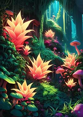 Enchanted Mushroom Forest