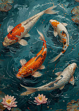Koi Fish Painting