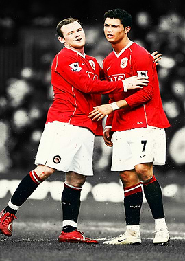 Ronaldo and Rooney Manchester