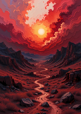 Red Sunset Canyon