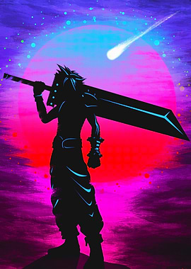 Cloud Strife Silhouette