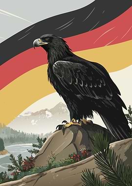 German Eagle Germany Flag