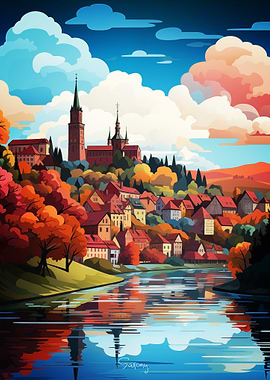 Saxony Oil Painting