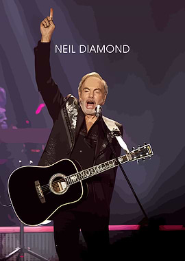 Neil Diamond Concert Poster