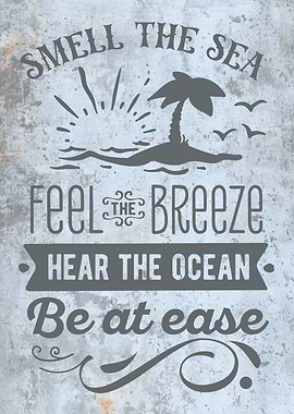 Beach House Wall Art Smell the Sea