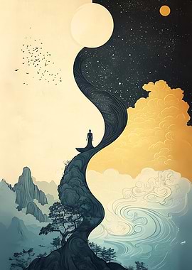 Night day Illustration