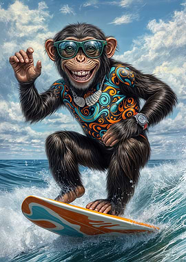 Surf's Up Monkey: Tropical Adventure