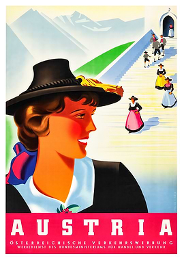 Austria Travel Poster