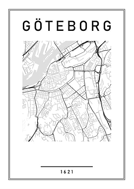 Gothenburg City Map