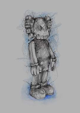 Kaws Figure Sketch