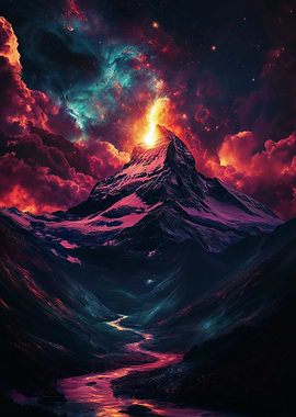 Cosmic Mountain Peak