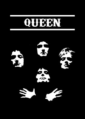 Queen Band Silhouette