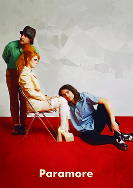 Paramore Band Poster