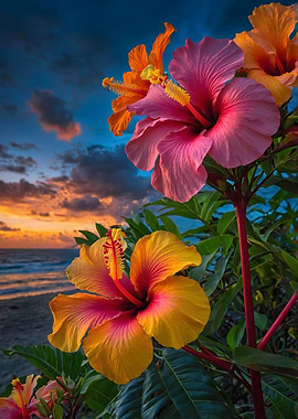 Hibiscus Sunset