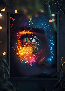 Cosmic Eye Art Print