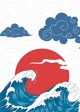 Japanese Wave Art Print