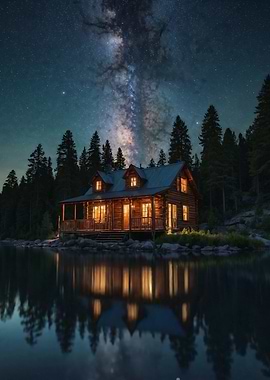 Green Sofa with Mountain View