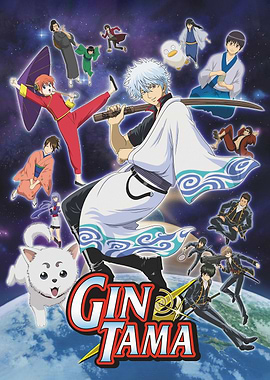 Gintama Cast in Space - Key Art