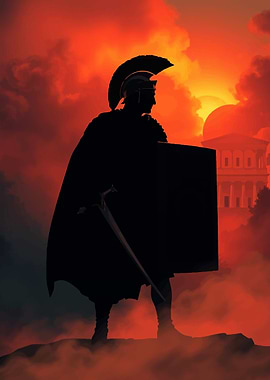 Roman Centurion Silhouette