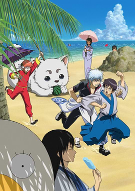 Gintama Characters' Beach Day
