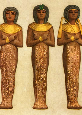 Ancient Egyptian Statues King Tut