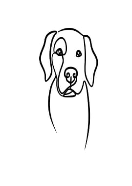 Dog Line Art