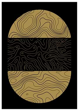 Abstract Topographic Art