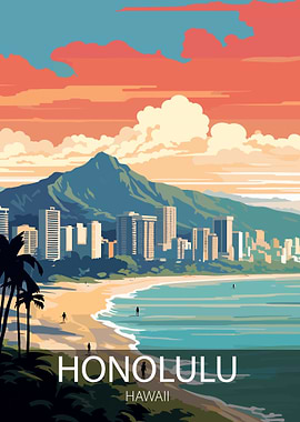 Honolulu Hawaii Skyline