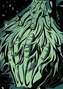 Green Hand Illustration