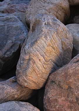Striped Rock Formation