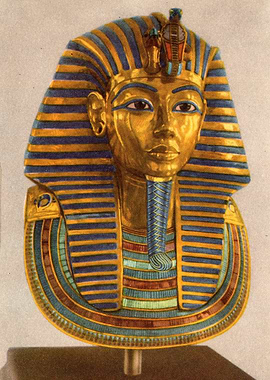 Tutankhamun Gold Mask Ancient Egypt