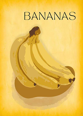 Vintage Banana Art Deco