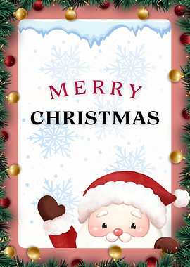 Merry Christmas Greeting Card