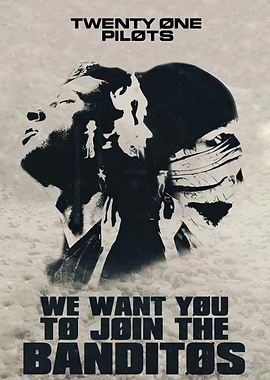 Twenty One Pilots Banditos Poster