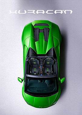 Green Lamborghini Huracan
