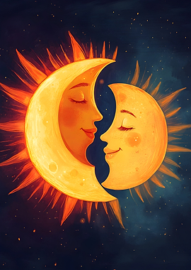 Sun and Moon Kiss
